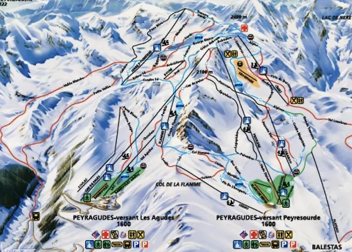 Station De Peyragudes Versant Les Agudes - 6 Pers * Gouaux-de-Larboust